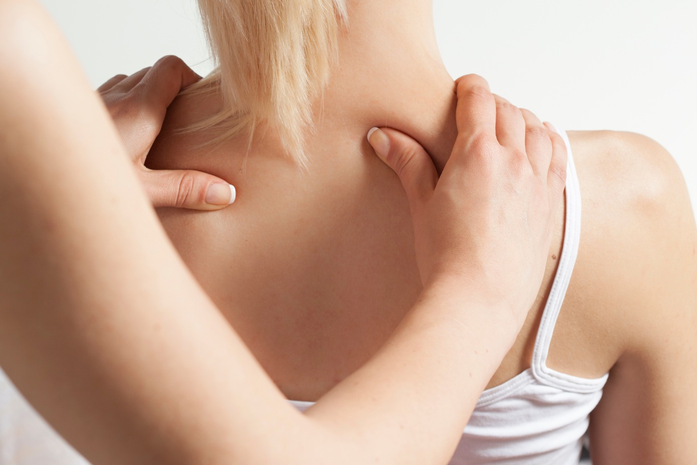 Strappy top massage